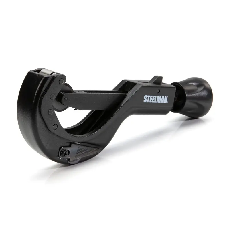 Steelman Pro 42568 2-1/2" Multipurpose Pipe & Tube Feed Cutter With Quick-Release Folding Reamer 1