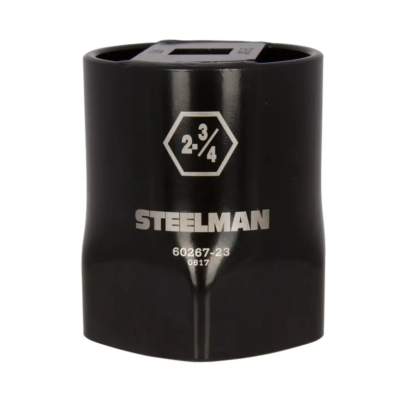 Steelman Pro 60267-23 2-3/4-Inch 6-Point Wheel Bearing Locknut Socket – 3/4-Inch Drive 1