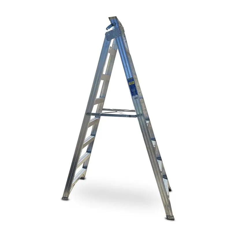 Step Up Stadpl-8 7-Step Aluminium Dual-Purpose Ladder – 2.4M To 4.5M, 150Kg Duty 1