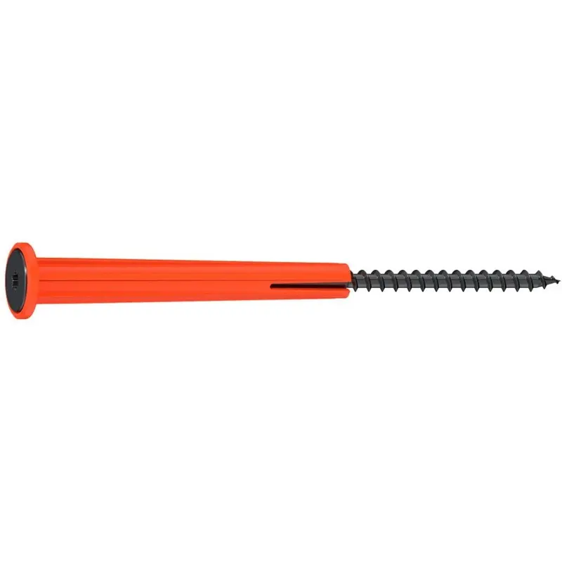 Strong-Drive Sdpw E-Coat Deflector Screw: 0.140" X 5", Washer Head, Orange Finish (20-Pack) 1