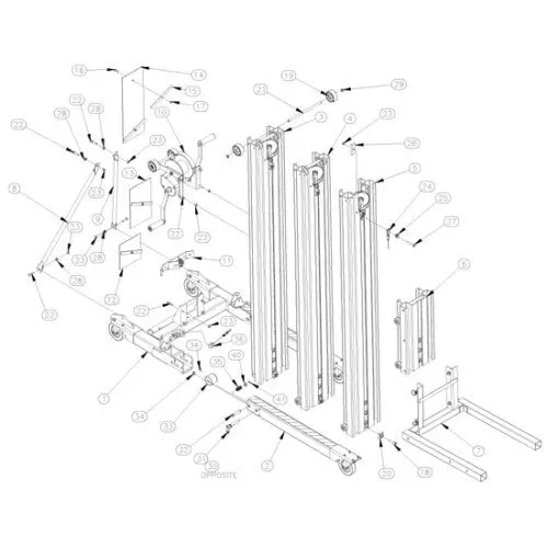 Sumner 783834 Load Line Assembly Compatible With 2015 Model Lifts 1