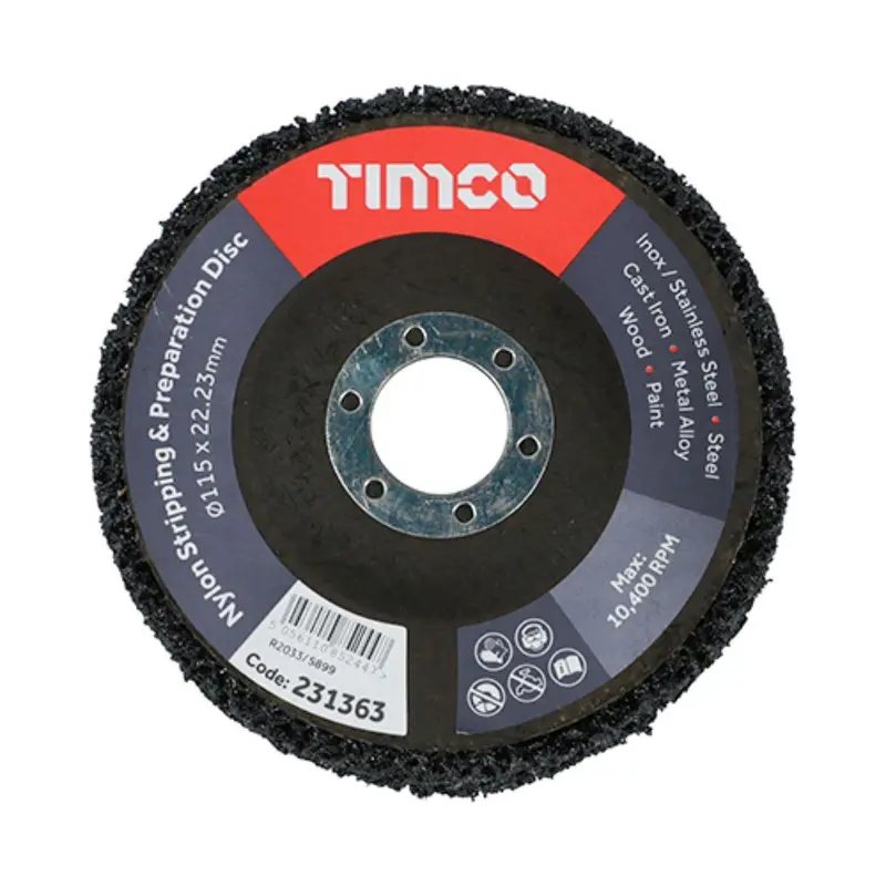 Timco 231363 – 115Mm Nylon Stripping And Surface Preparation Disc 1