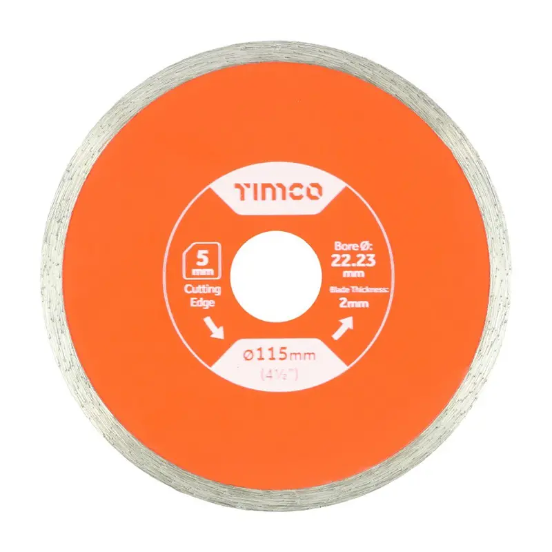 Timco Te115222 – 115Mm General-Purpose Diamond Blade For Tile And Ceramic Cutting 1