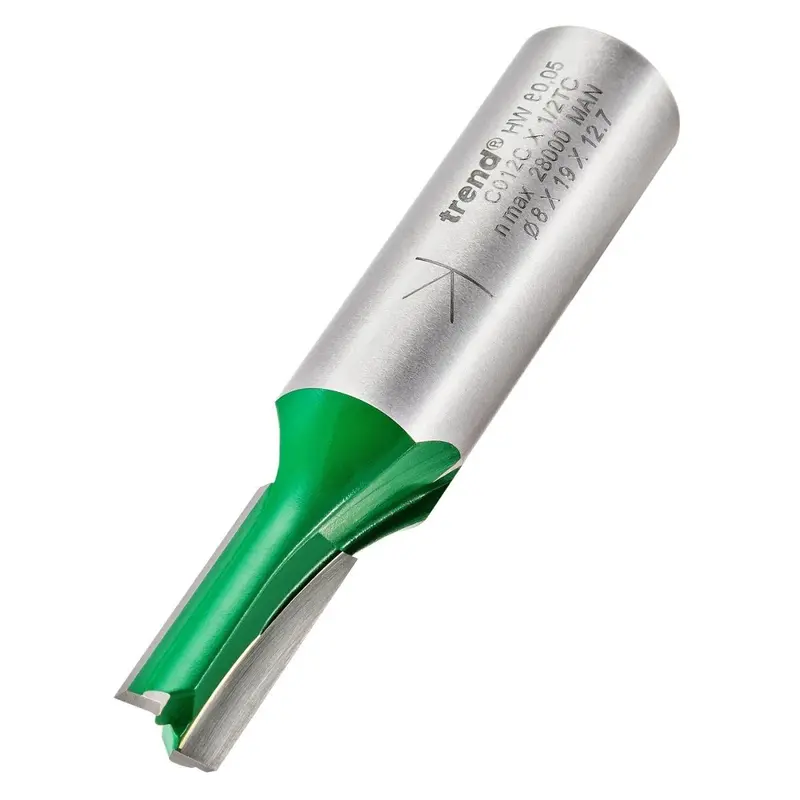 Trend C012Cx1/2Tc Two-Flute Cnc Router Cutter – 8Mm Diameter 1