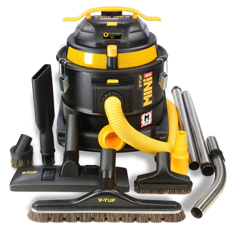 V-Tuf Minihsv X2 15L Compact Vacuum – M-Class Dust Extractor, 110V 1