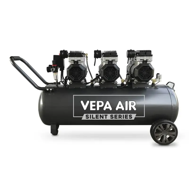 Vepa Air Vsc2400 Industrial Oil-Free Air Compressor – 3.3Hp, 100L Tank, Heavy-Duty Silent Performance 1