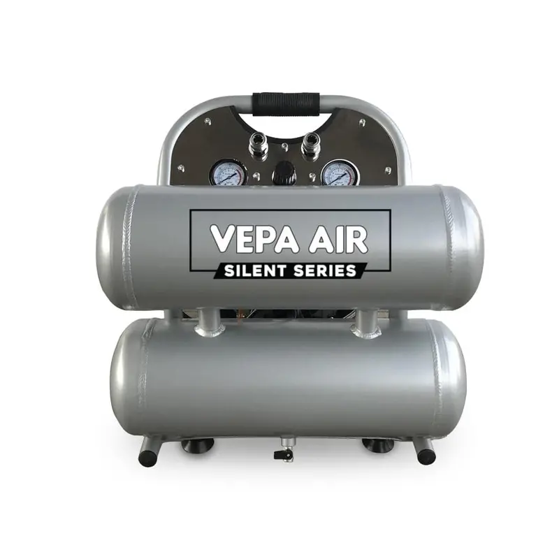 Vepa Air Vsc580At Silent Oil-Free Air Compressor – 0.8Hp, 20L Aluminium Tank, Ultra-Quiet Operation 1