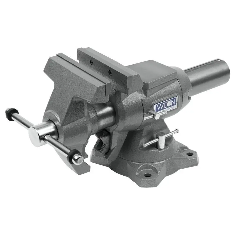 Wilton Wl9-28845 6-1/2" Jaw Multi-Purpose Bench Vise – 360° Rotating Head & Base 1