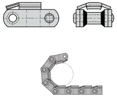 Wr78 Reverse Camelback Conveyor Chain – 12-Inch Pitch 1