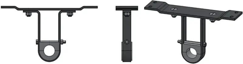 10" Screw Conveyor Hanger – Style 230, Compatible With 1-1/2" Shafts & Iron Bearings 1