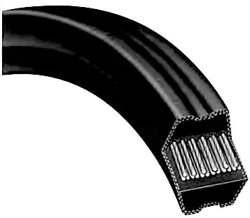 Bb122 Double-Sided V-Belt – 124.9-Inch Total Length 1