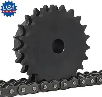 D08B24 Standard-Bore Power Transmission Sprocket 1