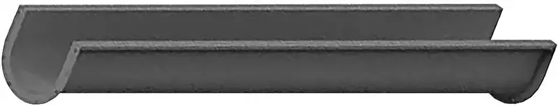 Double-Flanged 10-Inch Screw Conveyor Trough — 10 Foot Length 1