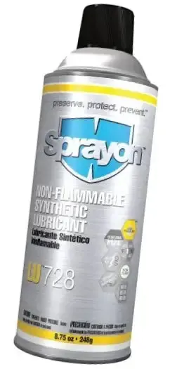 Lu728 Non-Flammable Synthetic Lubricant Spray – 16 Oz Aerosol Can (Case Of 12) 1