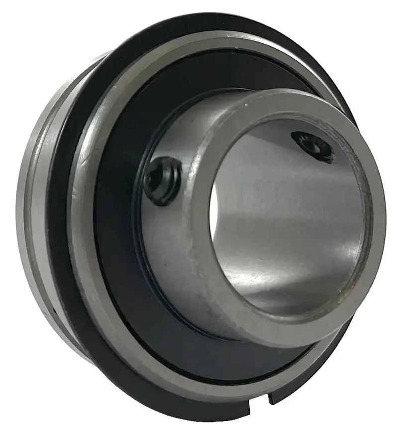 Ser201-8 Round Flange Insert Bearing, 1/2" Bore With Snap Ring 1