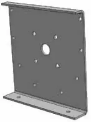 Style 101 Trough End Cap – 4" Screw Conveyor (No Bearing) 1
