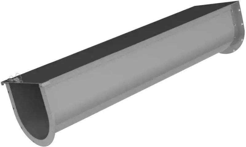 Tite-Seal Conveyor Cover – 4" Width X 5 Ft Length, 16-Gauge Steel 1