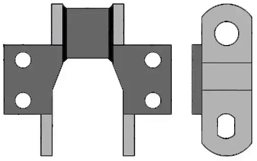 Wh132 K2 Mounting Attachment – Universal Conveyor Or Drive Component Adapter 1